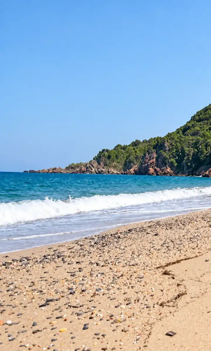 Rakopotamos beach, Larissa coast · Panorama Suites & Spa